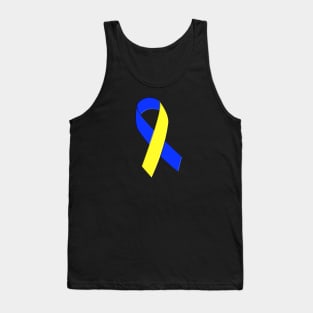 Down Syndrome Support Ribbon - Center Tank Top